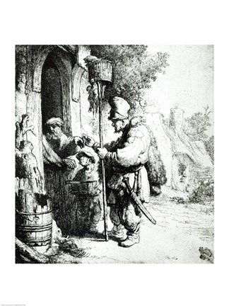 Framed Ratcatcher, 1632 Print