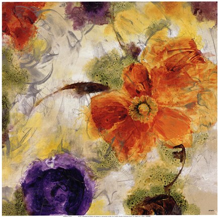 Framed Bright Fun I Print