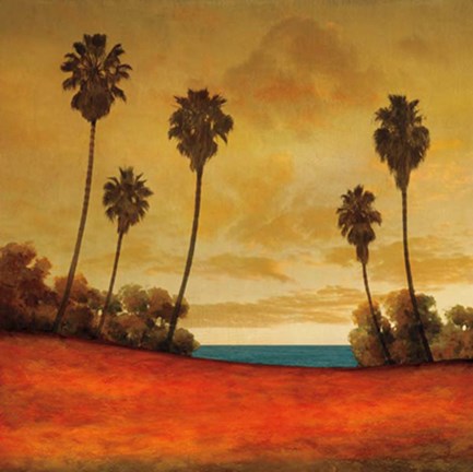 Framed Las Palmas II Print