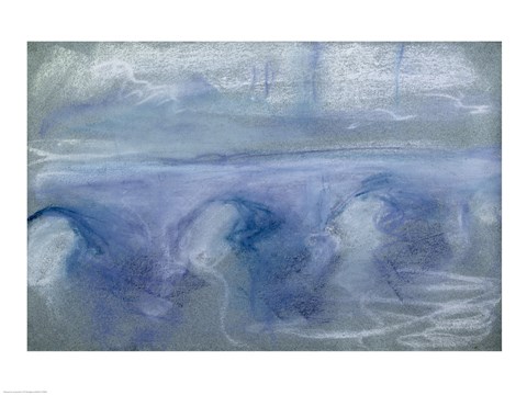 Framed Waterloo Bridge, c.1900 Print