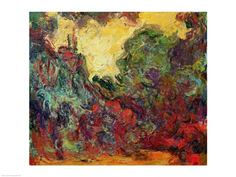 Framed Artist&#39;s House from the Rose Garden Print