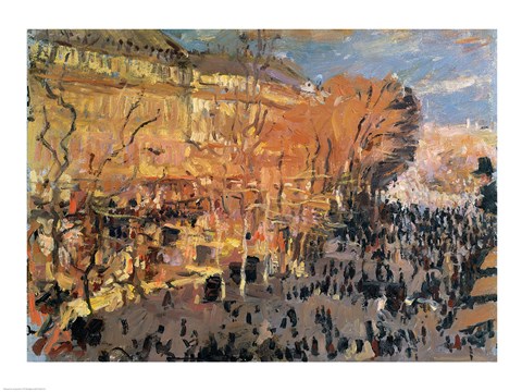 Framed Study for &#39;The Boulevard des Capucines&#39; Print