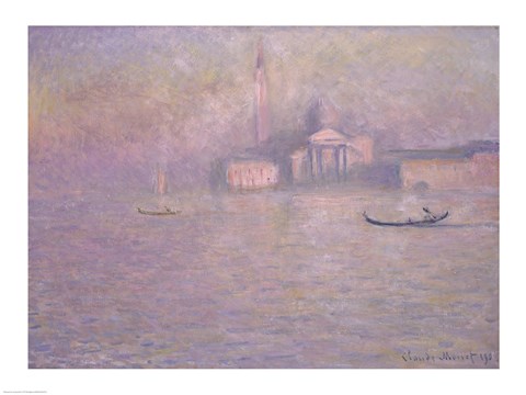 Framed San Giorgio Maggiore, 1908 Print
