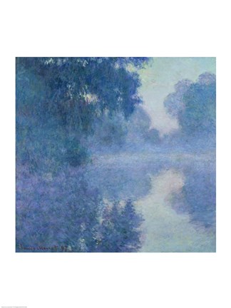 Framed Branch of the Seine near Giverny, 1897 Print