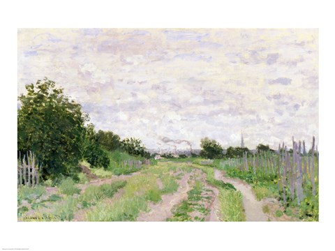 Framed Path through the Vines, Argenteuil, 1872 Print