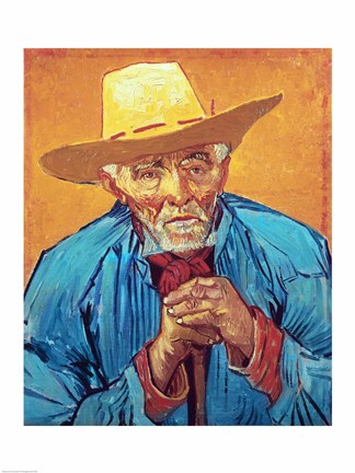 Framed Old Peasant Print