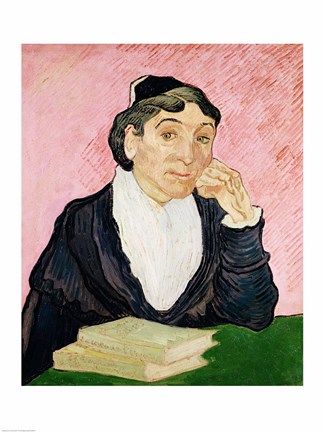 Framed woman from Arles Print