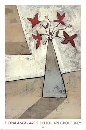 Framed Floralangulars 2 Print