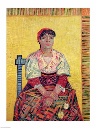 Framed Italian: Agostina Segatori, 1887 Print