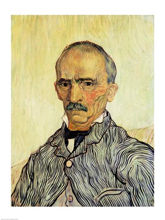 Framed Portrait of Superintendant Trabuc in St. Paul's Hospital Print