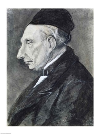 Framed Portrait of the Artist&#39;s Grandfather, 1881 Print