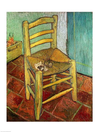 Framed Vincent&#39;s Chair, 1888 Print