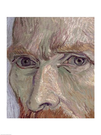 Framed Self Portrait, 1889 (detail) Print