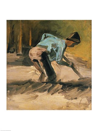 Framed Man at Work, c.1883 Print