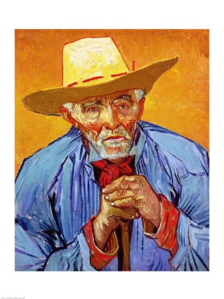 Framed Portrait of Patience Escalier, 1888 Print