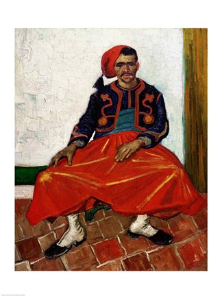 Framed Zouave, 1888 Print