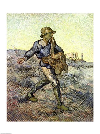 Framed Sower Print
