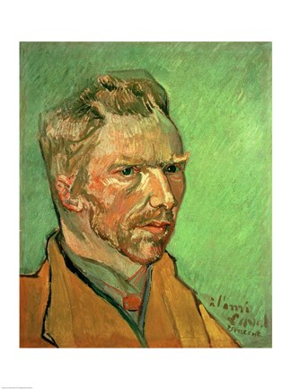 Framed Self Portrait, 1888 Print