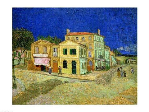 Framed Yellow House, 1888 Print