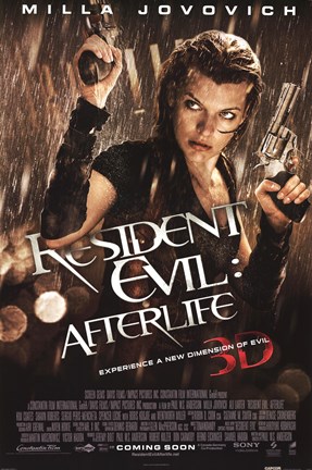 Framed Resident Evil - Afterlife Print