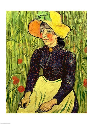 Framed Portrait of Einer Jungen Bauerin Print