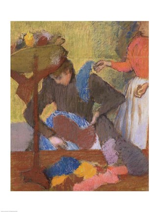 Framed At the Milliner&#39;s Print