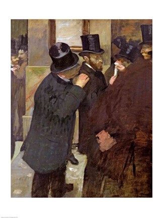 Framed At the Stock Exchange Print