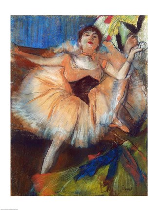 Framed Seated Dancer Print