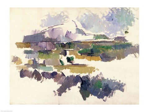 Framed Montagne Sainte-Victoire A Print