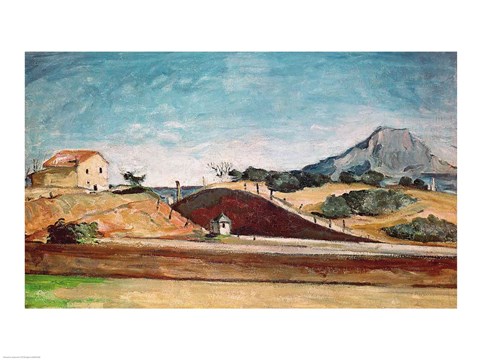 Framed Railway Cutting Print