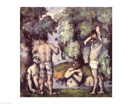 Framed Five Bathers Print