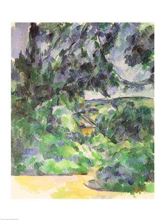 Framed Blue Landscape Print