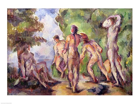 Framed Bathers Print