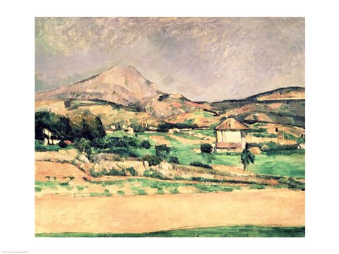 Framed Montagne Sainte-Victoire D Print