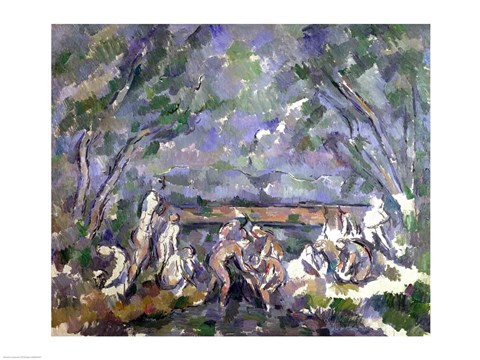 Framed Bathers, 1902-06 Print