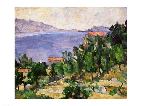 Framed View of Mount Marseilleveyre and the Isle of Maire Print