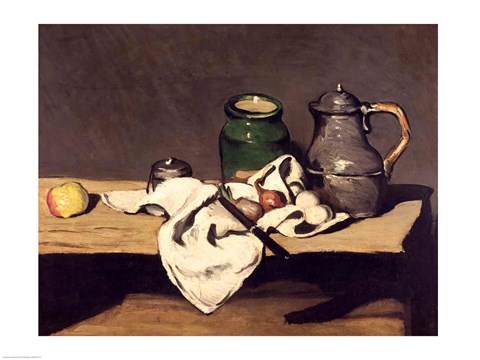 Framed Still Life with a Kettle, c.1869 Print