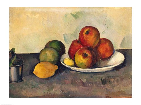 Framed Still life with Apples, c.1890 Print