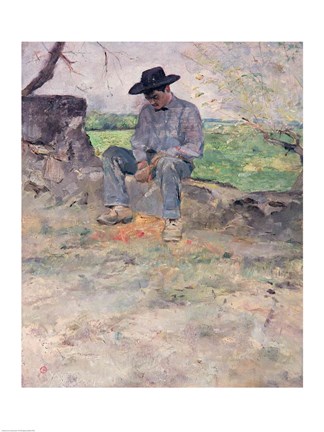 Framed Young Routy at Celeyran, 1882 Print