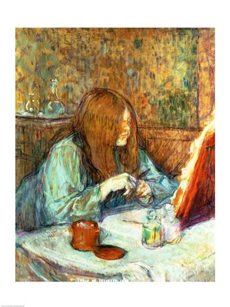 Framed Madame Poupoule at her Toilet, 1898 Print