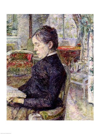 Framed Adele Tapie de Celeyran Print