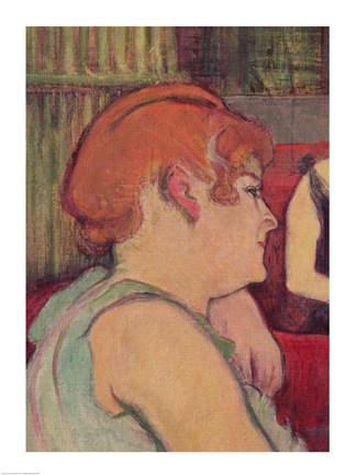 Framed In the Salon at the Rue des Moulins Print