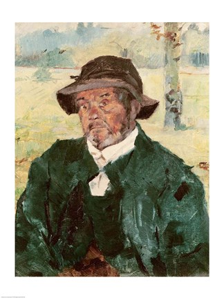 Framed Old Man, Celeyran, 1882 Print