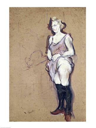 Framed Blonde, 1894 Print