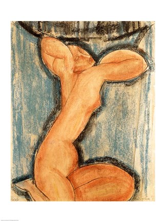 Framed Caryatid, 1911 Print