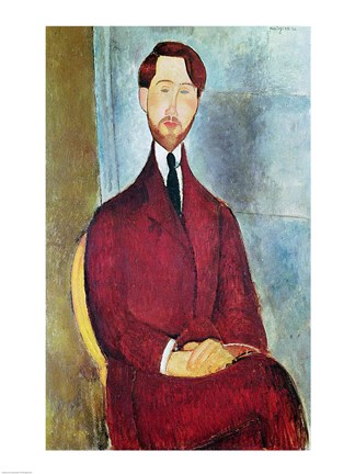 Framed Leopold Zborowski, 1917 Print