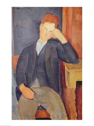 Framed young apprentice Print