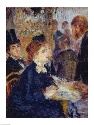 Framed At the Cafe Print