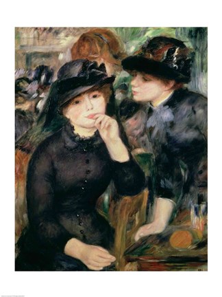 Framed Girls in Black, 1881-82 Print