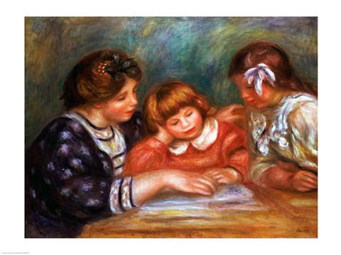 Framed Lesson, 1906 Print